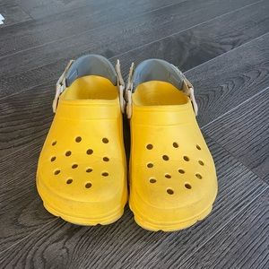 Yellow adjustable Crocs!